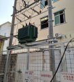 大井頭葉銳軒新裝1臺(tái)250KVA變壓器通電完成